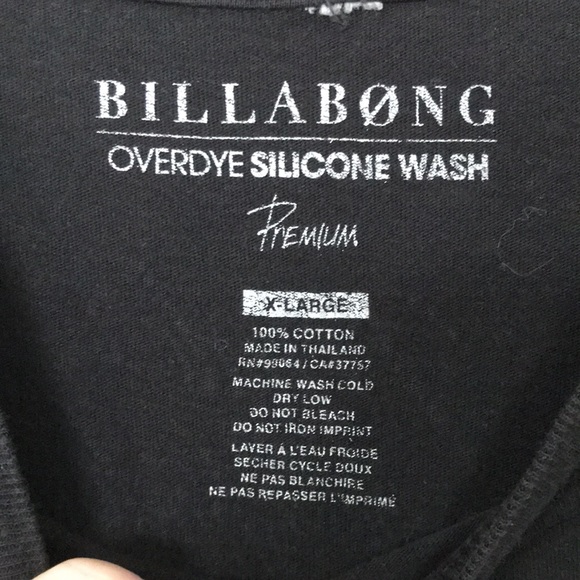 🍍BILLABONG T-SHIRT BLACK PINEAPPLE DRINK SIZE XL EXCELLENT CONDITION! - Picture 3 of 5